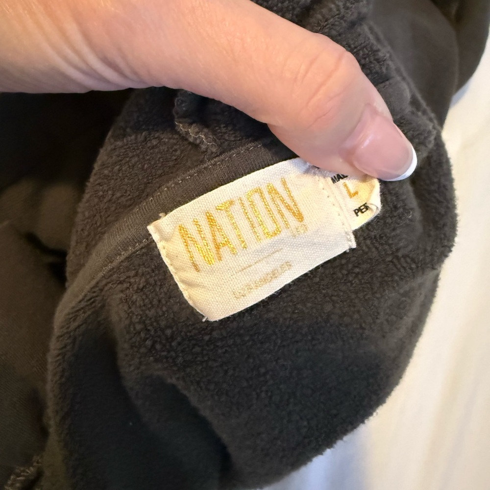 Nation LTD Davina Puff Sleeve Hooded Sweatshirt - Picture 7 of 8